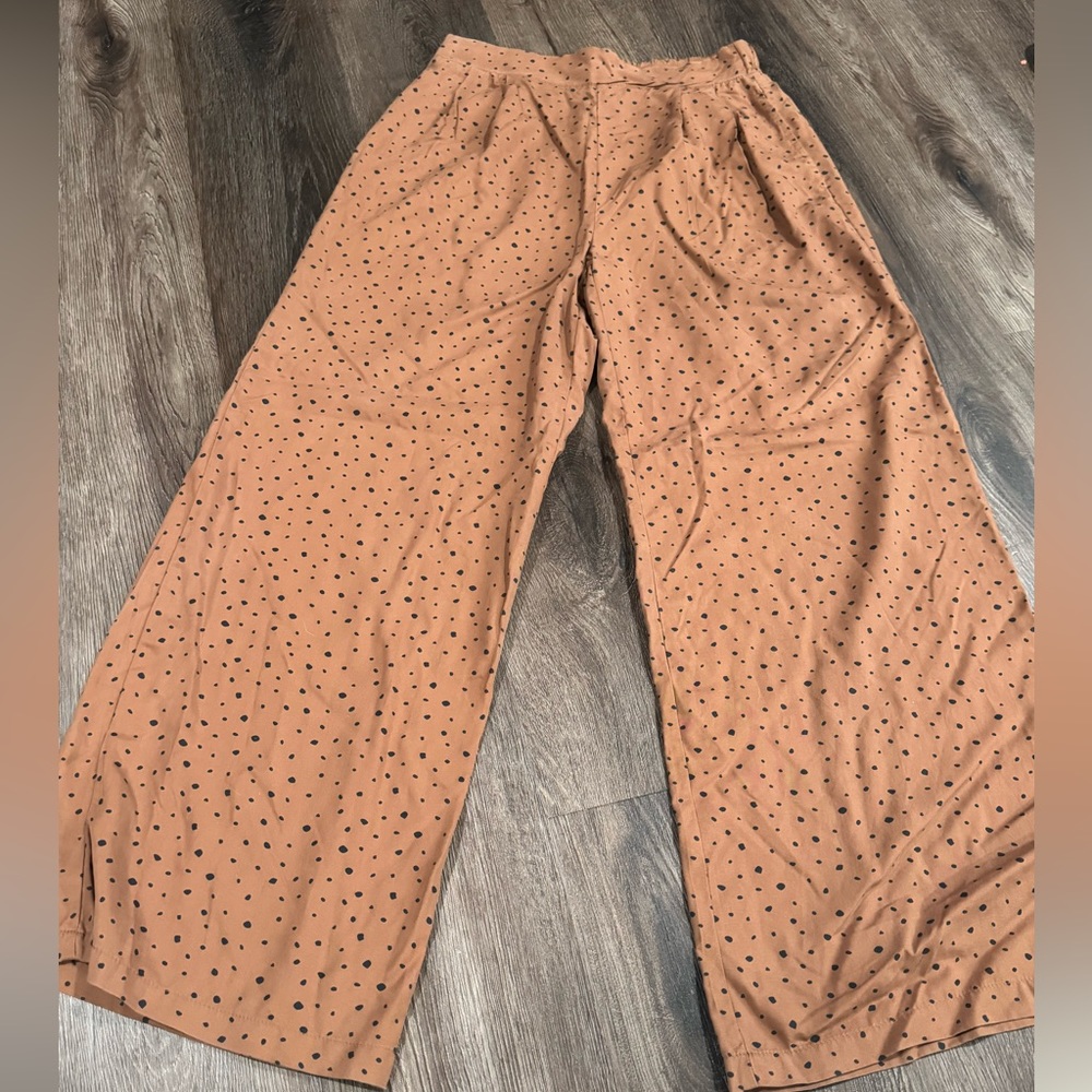 Thread & Supply pants burnt orange with black specs women’s small